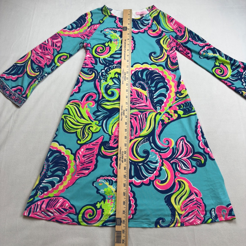 Lilly Pulitzer Bellavista Swing Dress XS Private Island Print, EUC - Picture 5 of 9